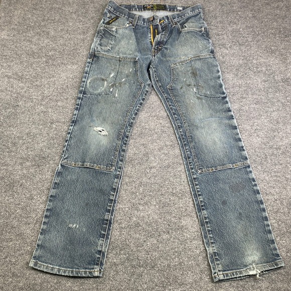 Ariat Other - Ariat Rebar M5 Straight Leg Jeans Mens 32x32 Double Knee Workwear Stained